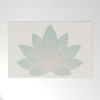 Lotus Flower Minimalism VI Welcome Mat Gallery Image 1