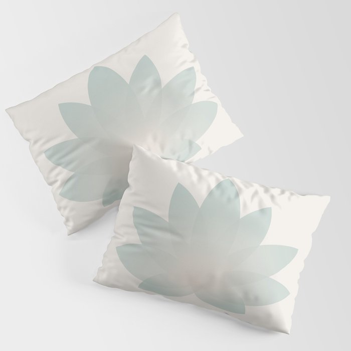 Lotus Flower Minimalism VI Pillow Sham Gallery Image 1