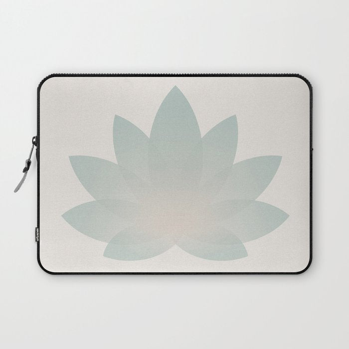 Lotus Flower Minimalism VI Laptop Sleeve Gallery Image 1