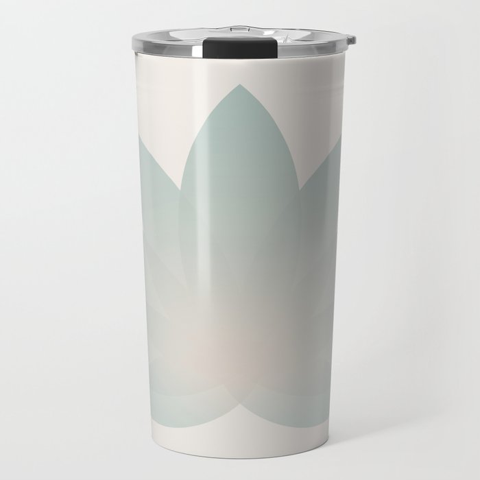 Lotus Flower Minimalism VI Travel Mug Gallery Image 1