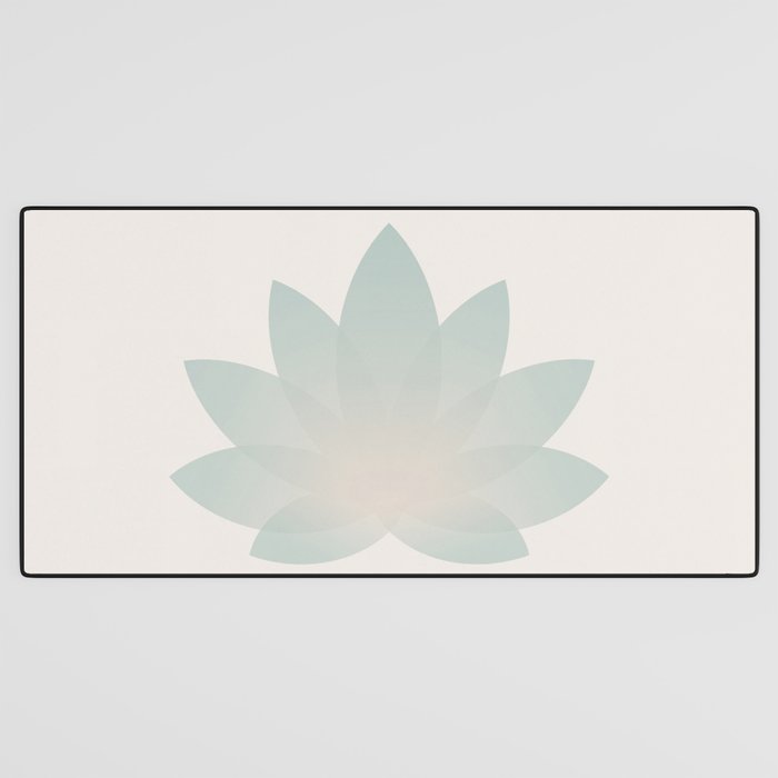 Lotus Flower Minimalism VI Desk Mat Gallery Image 3