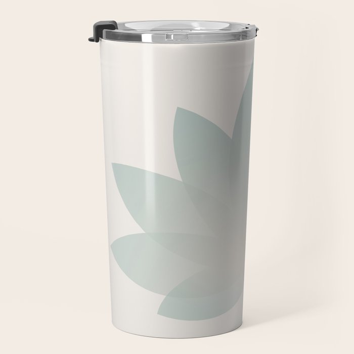 Lotus Flower Minimalism VI Travel Mug Gallery Image 3