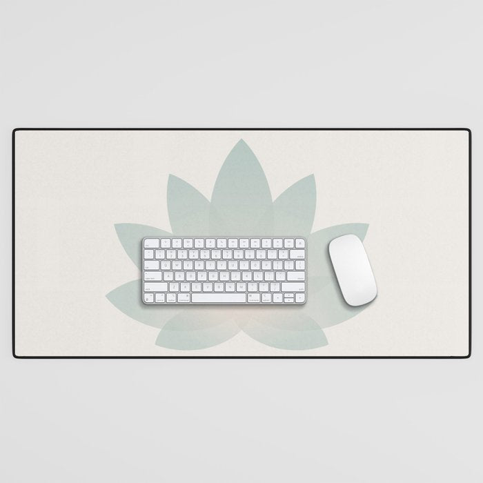 Lotus Flower Minimalism VI Desk Mat Gallery Image 1