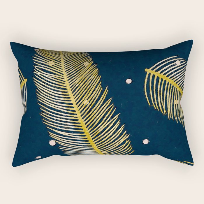 Palmy Night Rectangular Pillow Gallery Image 2