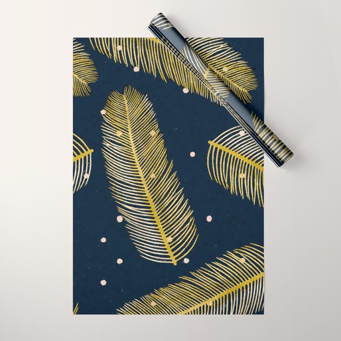 Palmy Night Wrapping Paper Gallery Image 1