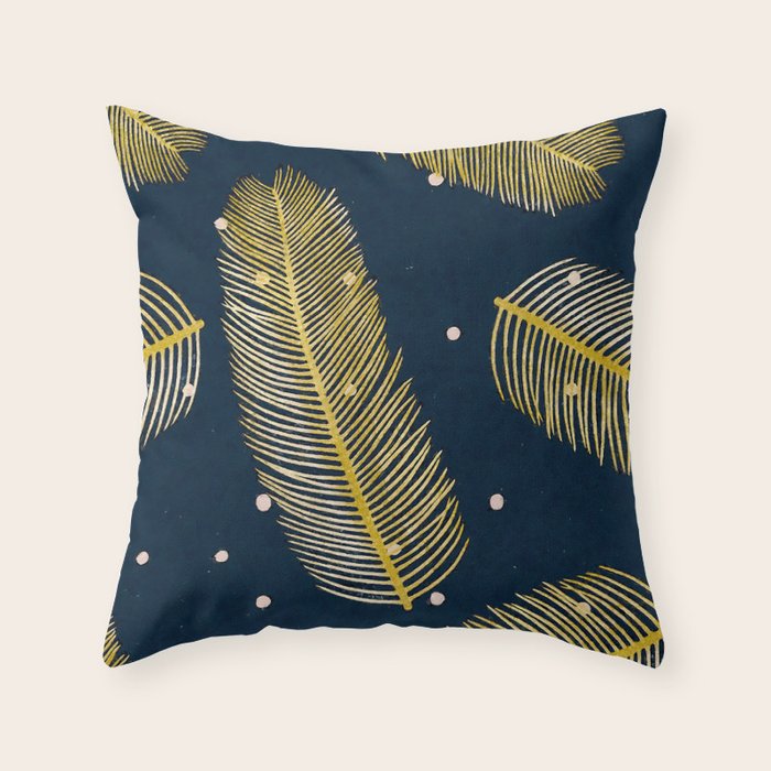 Palmy Night Throw Pillow Gallery Image 6