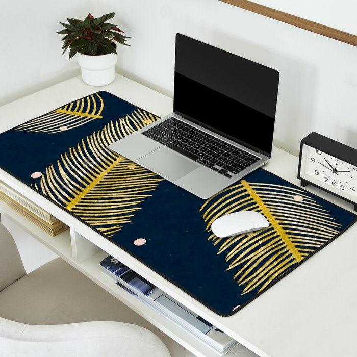 Palmy Night Desk Mat Gallery Image 2