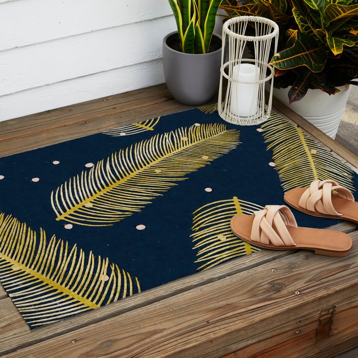 Palmy Night Outdoor Rug Gallery Image 2