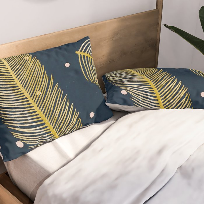 Palmy Night Pillow Sham Gallery Image 2