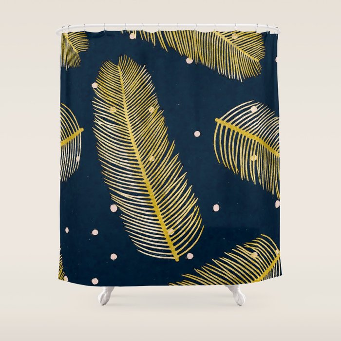 Palmy Night Shower Curtain Gallery Image 1