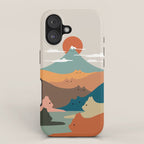 Cat Landscape 132 iPhone Case Gallery Image 1