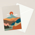 Cat Landscape 132 Stationery Card Gallery Image 2