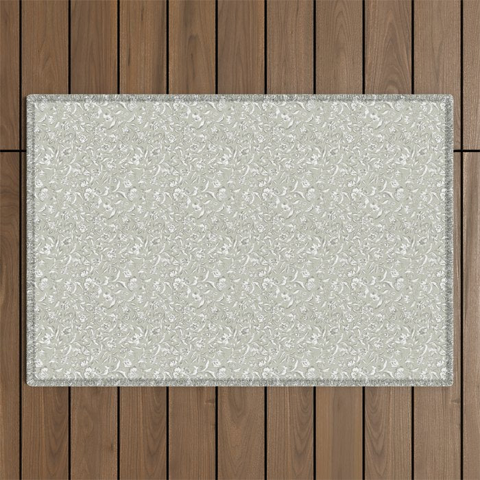 Painterly Florals - Sage Outdoor Rug Gallery Image 1