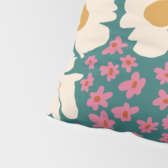 Pop-art abstract flower 2 Pillow Sham Gallery Image 4