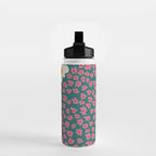 Pop-art abstract flower 2 Water Bottle Gallery Image 2