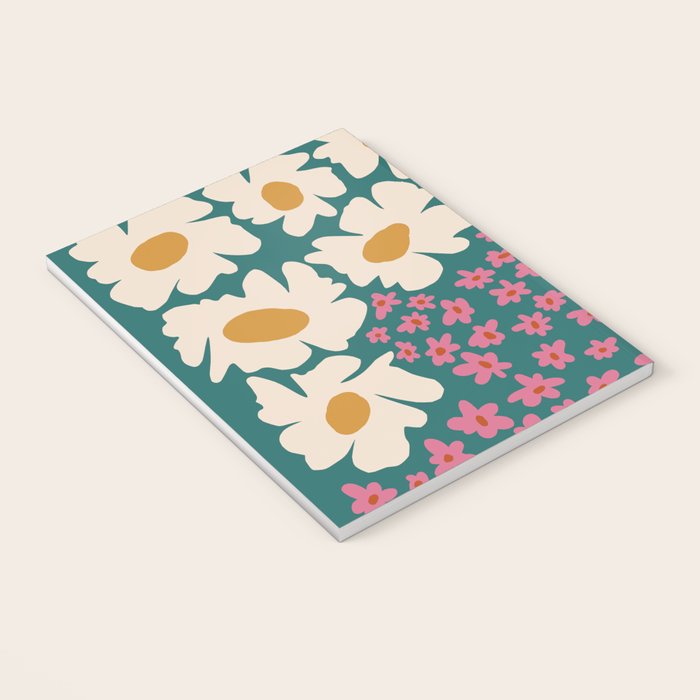 Pop-art abstract flower 2 Notebook Gallery Image 3