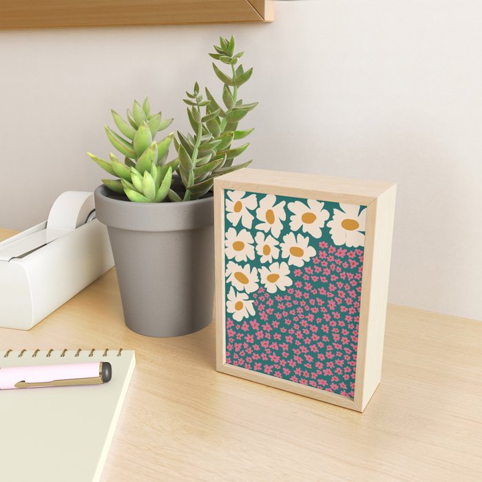 Pop-art abstract flower 2 Mini Art Print Gallery Image 2