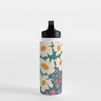 Pop-art abstract flower 2 Water Bottle Gallery Image 3