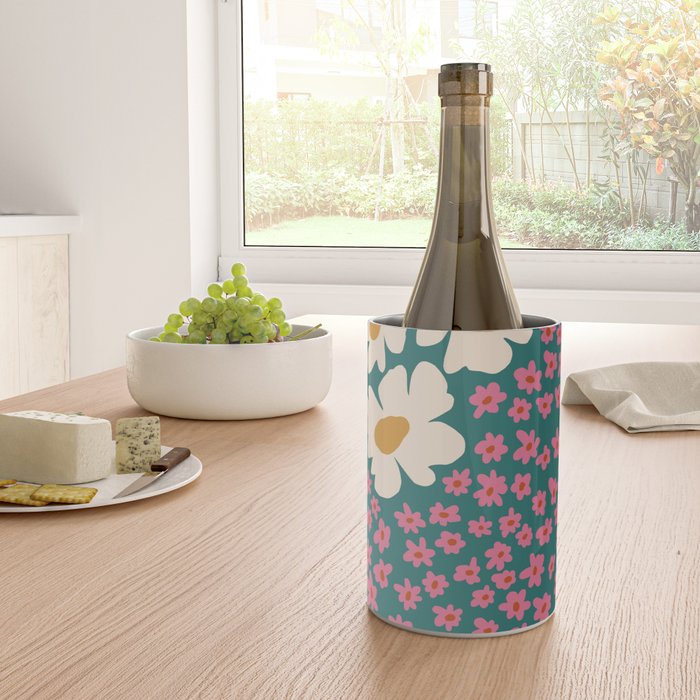 Pop-art abstract flower 2 Wine Chiller Gallery Image 4