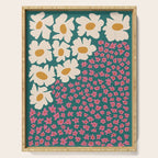 Pop-art abstract flower 2 Serving Tray Gallery Image 1
