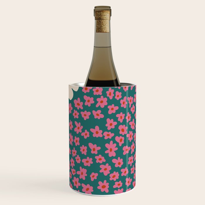 Pop-art abstract flower 2 Wine Chiller Gallery Image 3