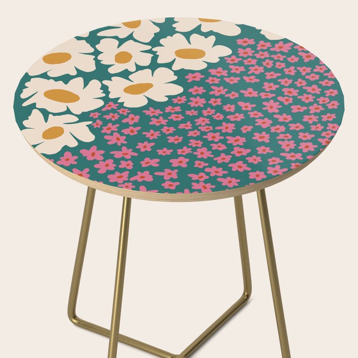 Pop-art abstract flower 2 Side Table Gallery Image 2