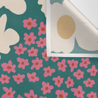 Pop-art abstract flower 2 Wall Tapestry Gallery Image 3