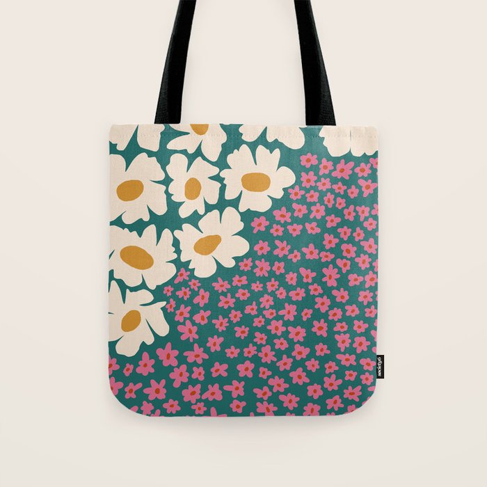 Pop-art abstract flower 2 Tote Bag Gallery Image 1