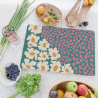 Pop-art abstract flower 2 Cutting Board Gallery Image 2