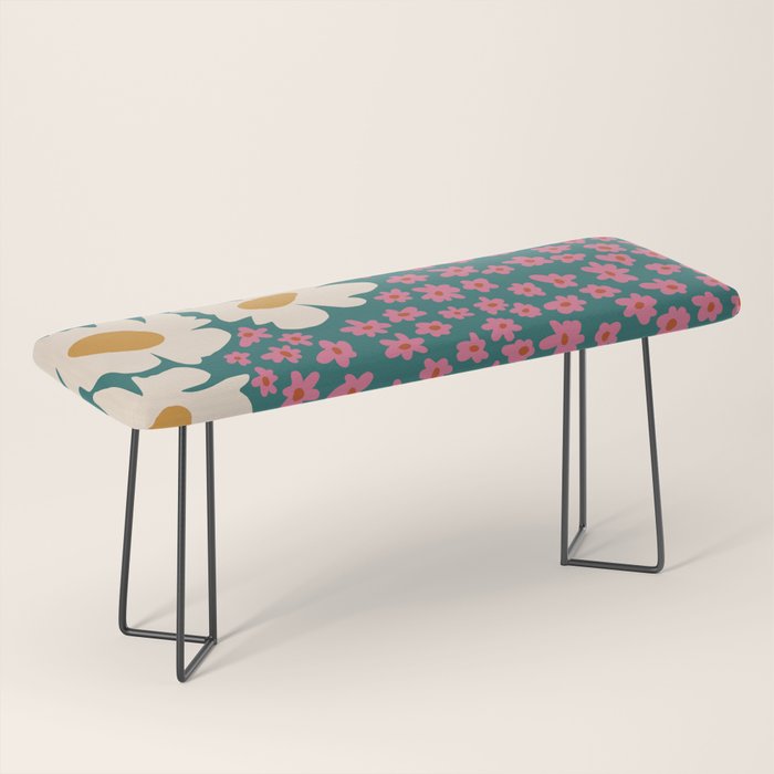 Pop-art abstract flower 2 Bench Gallery Image 1