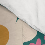 Pop-art abstract flower 2 Comforter Gallery Image 4