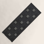 triple dash - onyx Yoga Mat Gallery Image 1