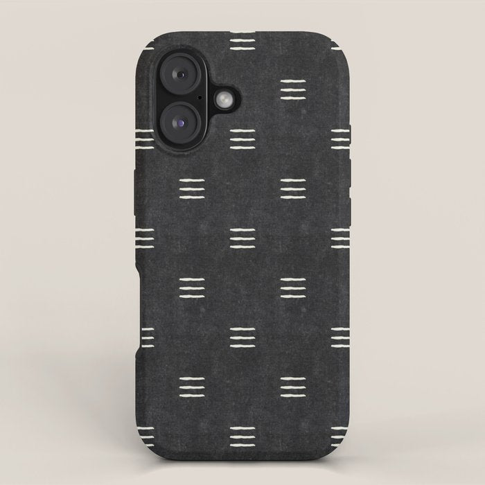 triple dash - onyx iPhone Case Gallery Image 1