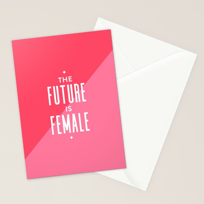 The Future is Female Stationery Card Gallery Image 2
