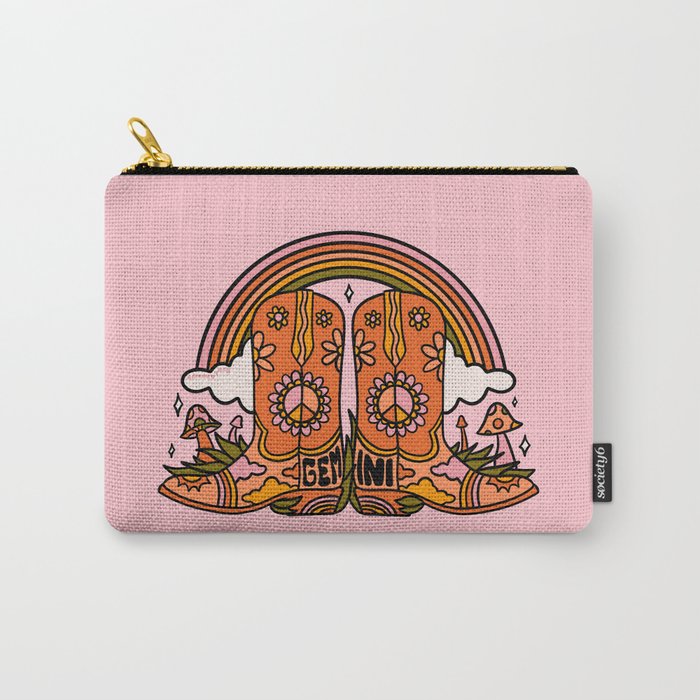 Gemini Cowboy Boots Carry All Pouch Gallery Image 1