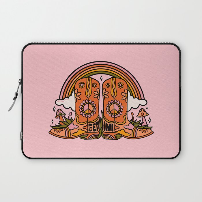 Gemini Cowboy Boots Laptop Sleeve Gallery Image 1