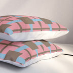 Geometric Warm Revival Block Pillow Sham Gallery Image 3