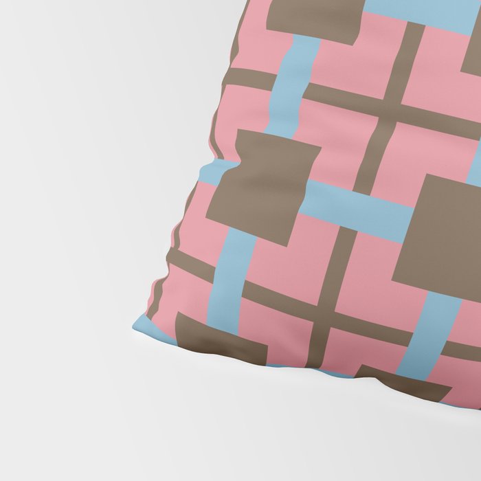 Geometric Warm Revival Block Pillow Sham Gallery Image 4
