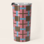 Geometric Warm Revival Block Travel Mug Gallery Image 3