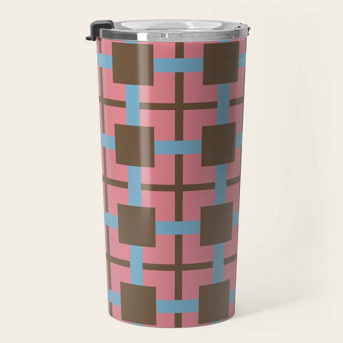 Geometric Warm Revival Block Travel Mug Gallery Image 3