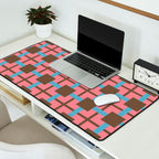 Geometric Warm Revival Block Desk Mat Gallery Image 2