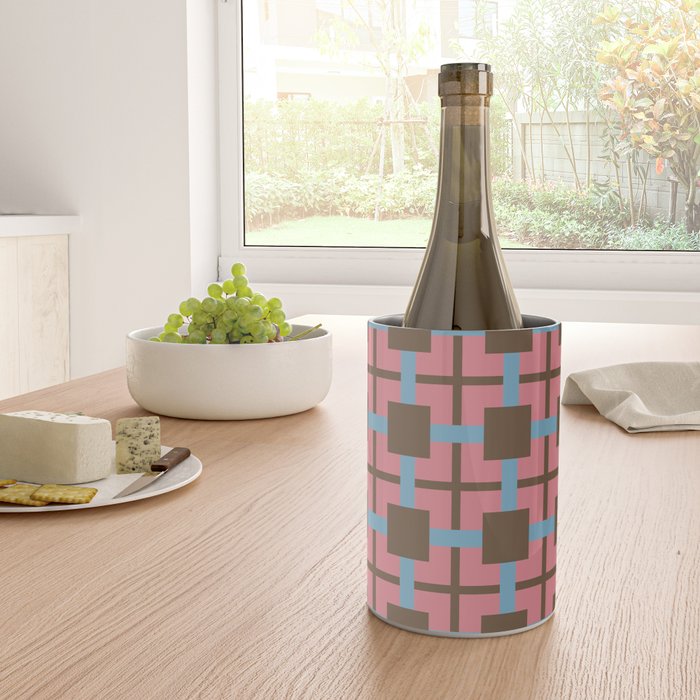 Geometric Warm Revival Block Wine Chiller Gallery Image 4