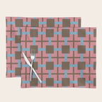 Geometric Warm Revival Block Placemat Gallery Image 1