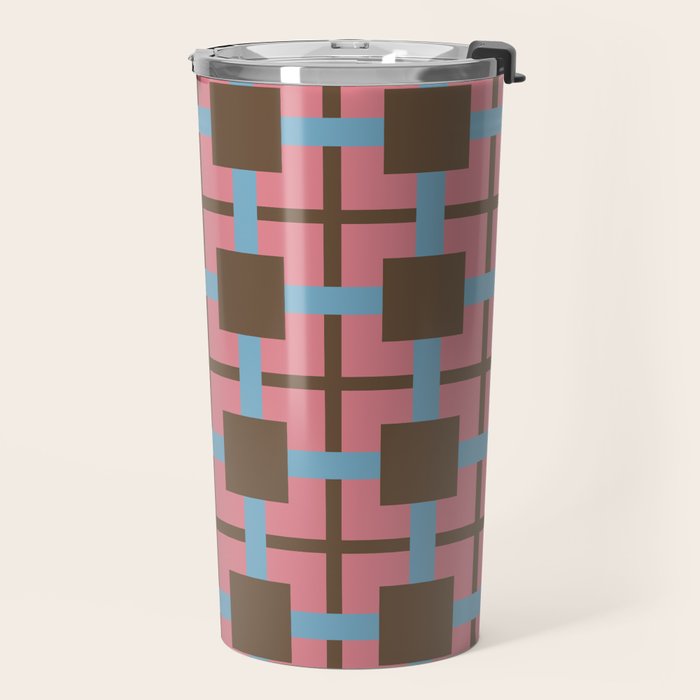 Geometric Warm Revival Block Travel Mug Gallery Image 2