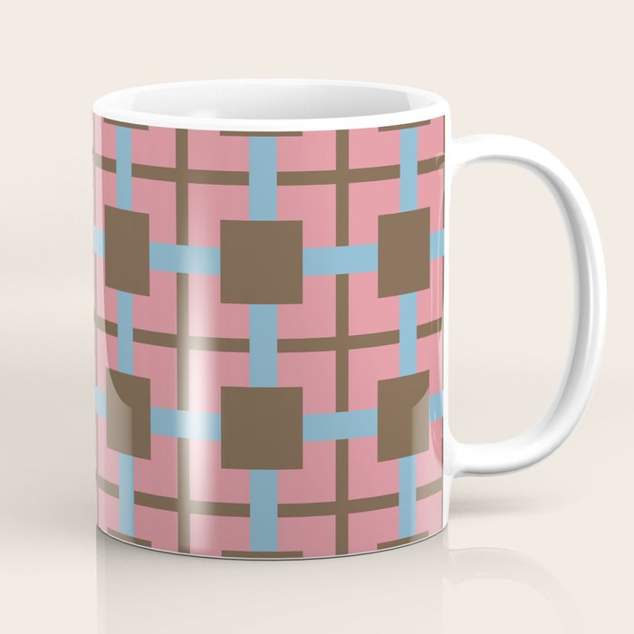 Geometric Warm Revival Block Coffee Mug Gallery Image 1