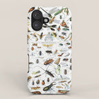 Insects Illustrations by Millot and Larousse iPhone Case Gallery Image 1