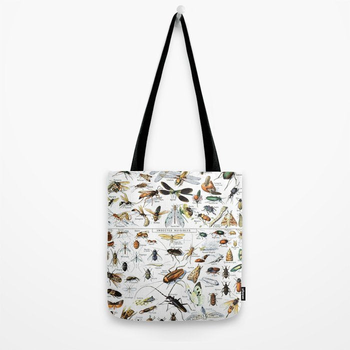 Insects Illustrations by Millot and Larousse Tote Bag Gallery Image 2