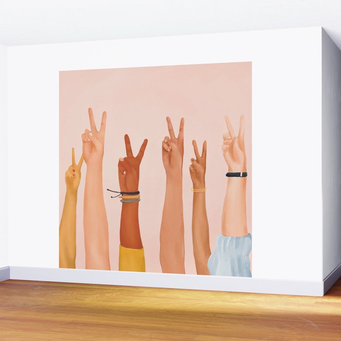 Peace Wall Mural Gallery Image 2