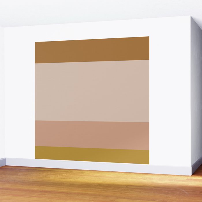 Contemporary Color Block X Wall Mural Gallery Image 2