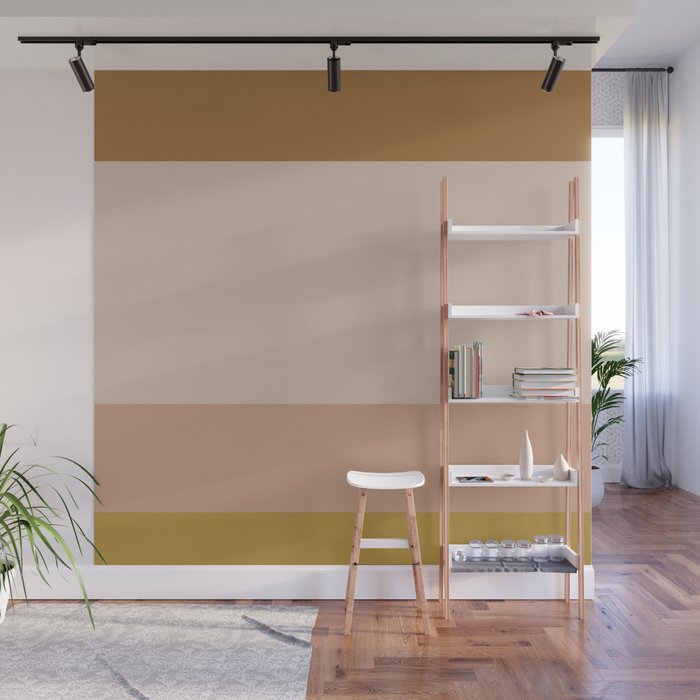Contemporary Color Block X Wall Mural Gallery Image 1